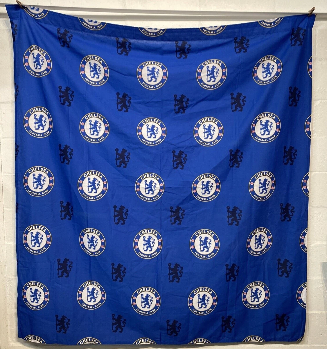 Official Licensed Chelsea Football Club Curtain Blue FC Craft Fabric - 64 x  72 ” | eBay