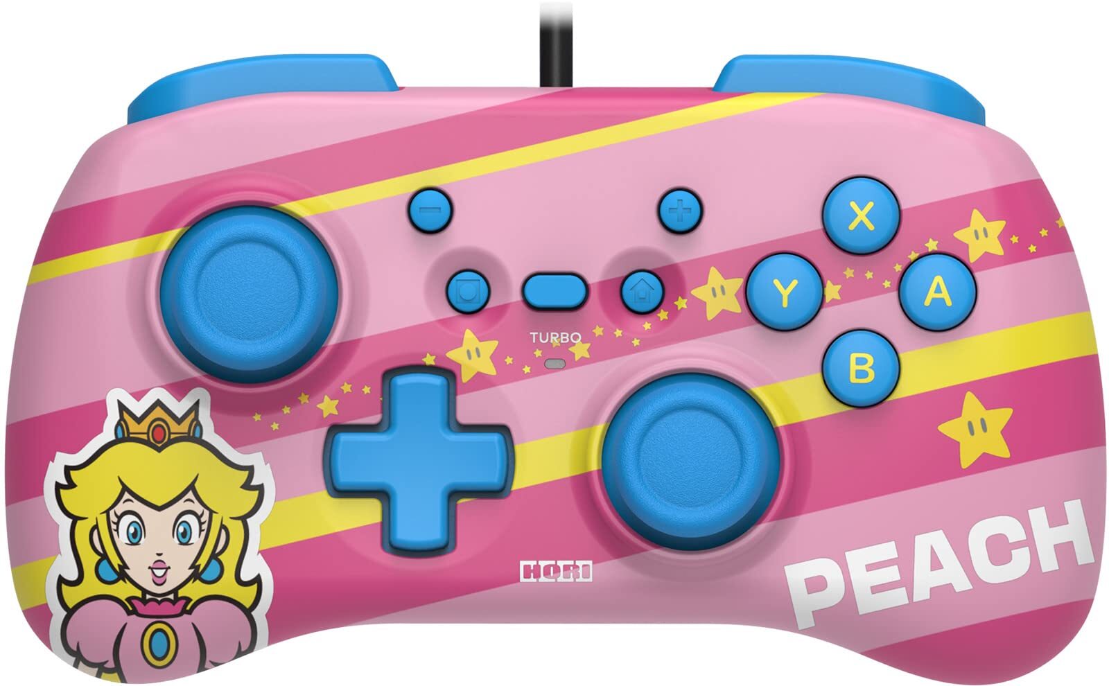 HORI Nintendo Switch HORIPAD Mini (Peach) Wired Controller Pad (Nintendo Switch)