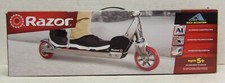 Razor A Kick Scooter Red Chrome Adjustable w Folding Bar Handles SH-A7