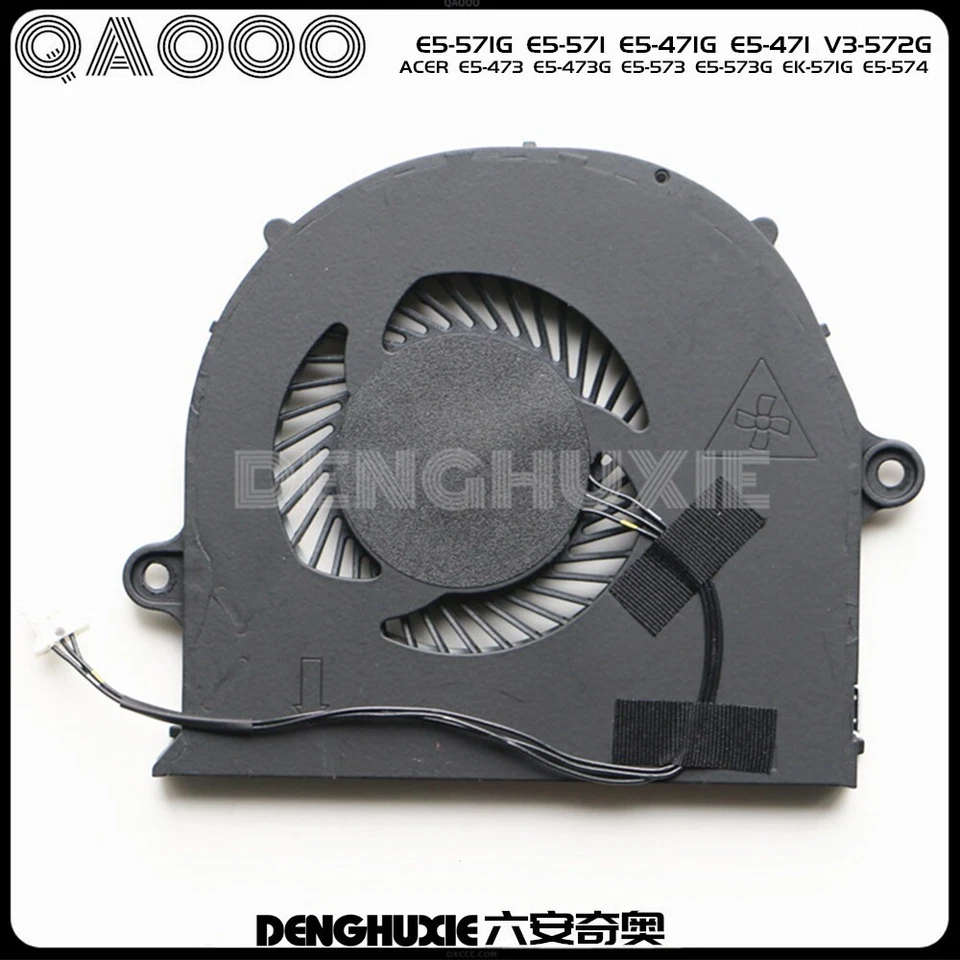 Acer Aspire E5-552 E5-571G E5-571 E5-471G V3-472G V3-572 V3-572G CPU Cooling Fan - Image 2 of 3