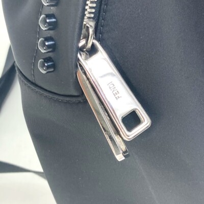 FENDI 7VZ016 backpack bag Karl Lagerfeld fur studs Backpack  display picture 1