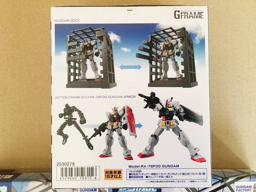 GUNDAM FACTORY YOKOHAMA RX-78 F00 ROBOT Tamashii ACT.G-DOCK G FRAM Limited Set - Picture 9 of 10