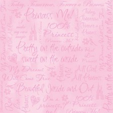 Sandylion 12x12 Scrapbook Paper Disney Princess Castle Phrases Foil