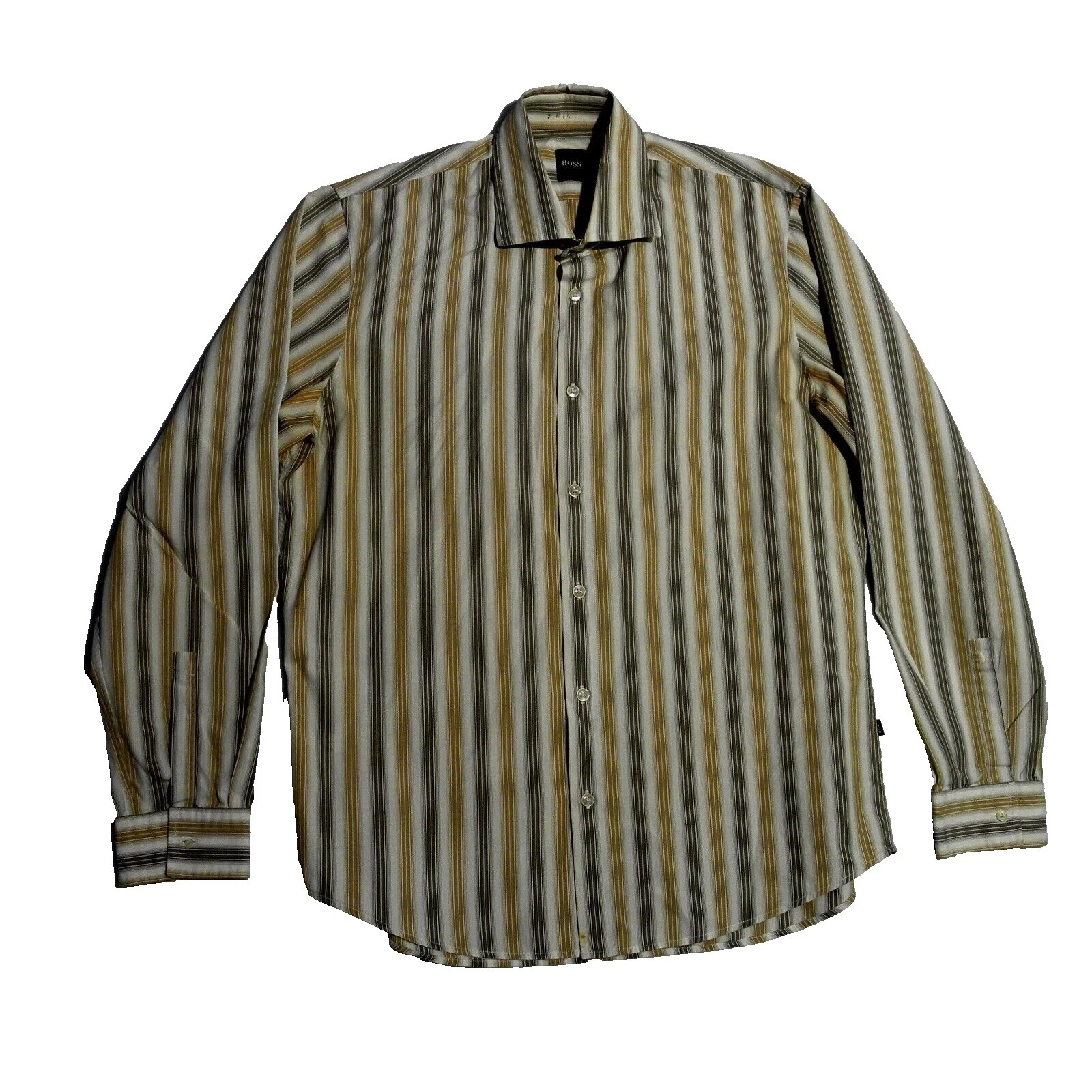 Camisas de vestir marrón HUGO BOSS para hombres