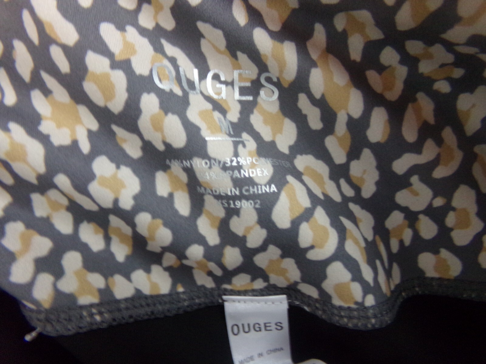 Ouges women's size M Spandex Stretch Leggings Gra… - image 5