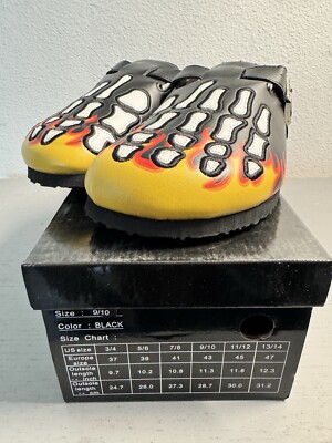 Brand new Octavius Marks Fish Bone Clogs Black Size 3/4