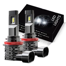 AJHGFOW H8 H11 LED Headlight Kit Beam Low Bulbs Super Bright 6500K White 40000LM