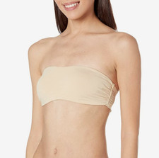 Cosabella Womens Blush Dolce Cotton Lace Bandeau Bra L49606 Size Large