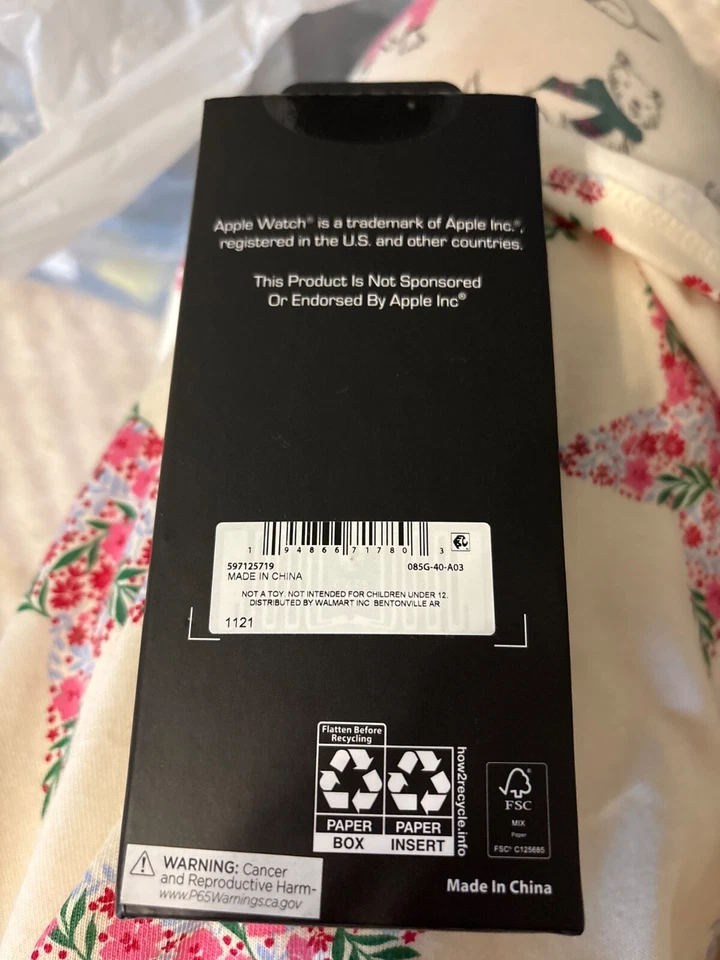 Металлический ремешок для Apple Watch 38 мм и 40 мм, блестящий золотой/белый каучук - Изображение 3 из 3