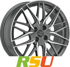 4x MSW MSW 50/4 gun metal poliert 7x17" ET47 LK4 108 ML 63.4 Alufelgen 17 Zoll