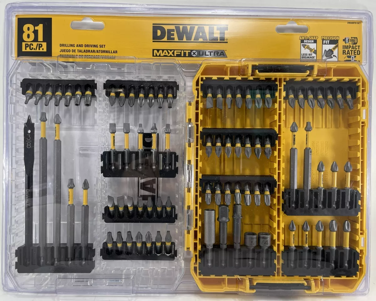 DeWalt - DWAMF81SET - MAXFIT ULTRA Steel Screwdriving Bit Set - 81 Pcs.