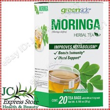 MORINGA HERBAL TEA 20 BAGS 20gr TE DE MORINGA GREENSIDE 20 BOLSITAS DE 20 GRAMOS
