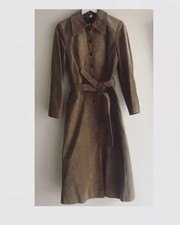 A Jaeger Vintage Suede Coat