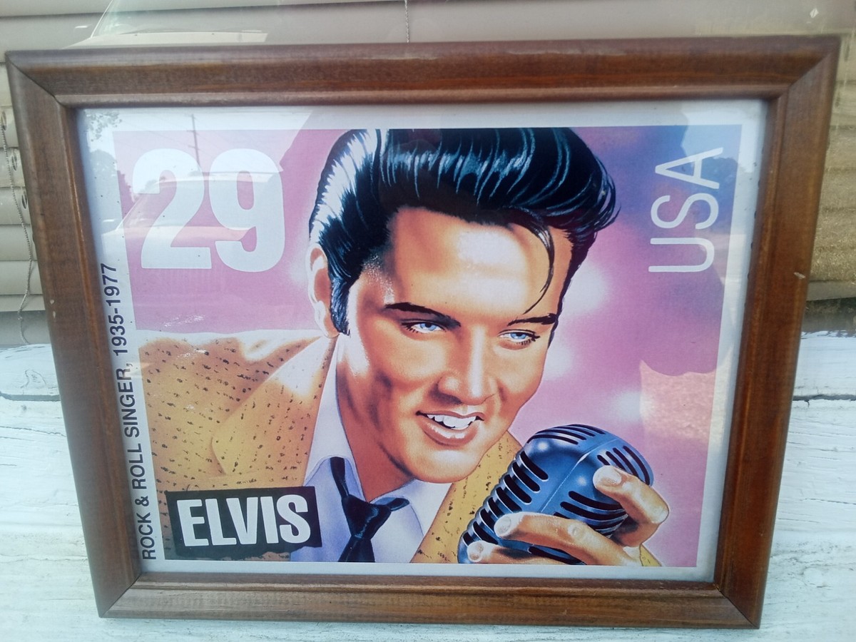 Elvis Presley.29 Cent Stamp It Is New 8 by10 I am Asking