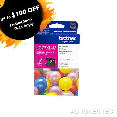 Lot De 4 Cartouches Magenta Compatibles Brother - Référence B-LC1240M-4, 12ml, Neuf