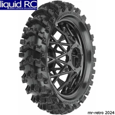 Pro-Line 1024710 Dunlop Geomax MX14 V2 Bead CR4 Rear Tire MTD Bullyspoke Black: