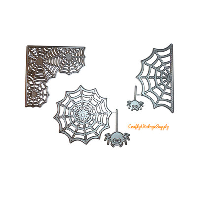 Halloween spider web YOU CHOOSE metal craft die cut cutting paper machine cutter