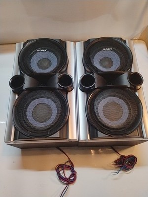 Sony SS-EC77 Speakers For MHC-EC98P HCD-EC98P CD Player SPEAKERS ONLY - TESTED