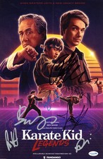 Karate Kid: Legends AUTOGRAPHS Signed 11x17 Photo - Ben Wang, Ming-Na +5 ACOA