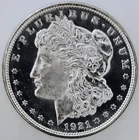 1921 D MORGAN SILVER DOLLAR PL++* SCARCE DATE* PROOF LIKE NR #64798