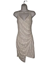 Almost Famous Little White Cocktail Dress Womens Medium