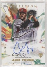 2020 Topps Inception Rookies & Emerging Stars 235/245 Alex Young Auto RC qy8
