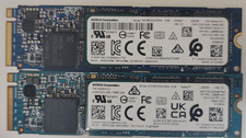 Kioxia Corp NVMe SSD 256GB M.2 PCIe Internal  (Two x 256gb SSD) KXG60ZNV256G XG6