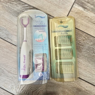 Electric Flosser Dental Cleaning Device Dr Flosser With Refills