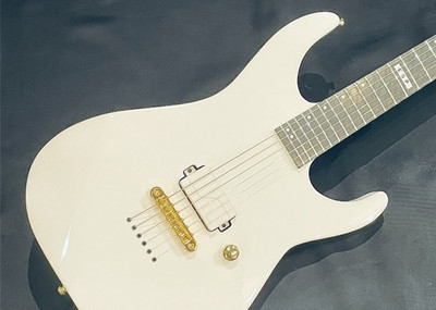 [E-II] M-I THRU NT Snow White Made in Japan ST Typ Solid Body E-Gitarre
