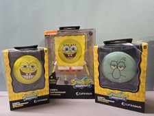 Interchangeable Set Of 3 SpongeBob SquarePants Waterproof Bluetooth Speakers LE