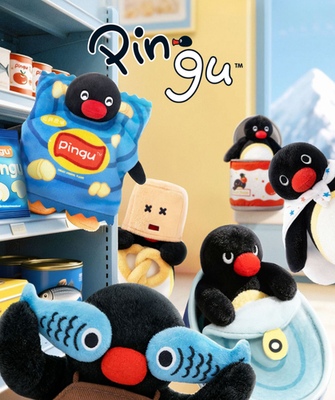 Pingu Hide & Seek Plush Keychain Random Box | Cute Kawaii Doll