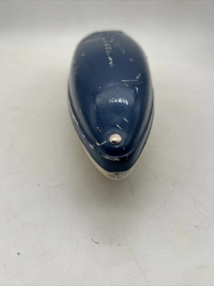 "Faro de bicicleta Delta Winner vintage alimentado por batería años 50 7,5"" falta bombilla" Foto 3 de 4