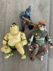 Vintage Action Figures TMNT Teenage Mutant Ninja Turtles Tattoo Rat King Lot