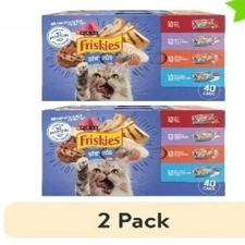 (2 pack) Purina Friskies Shreds Gravy, Wet Cat Food, 5.5 oz Cans, 40 Pack