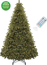 6Ft Prelit Christmas Tree 250 Lights Remote Control Green