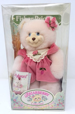 Vintage Fisher Price Briarberry Collection Berrylynn Pink Plush Toy Bear
