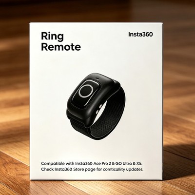 Original Insta360 Ring-Fernbedienung für Insta360 X6 / X5 / X4 Air / GO Ultra