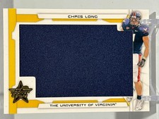 Chris Long 2008 donruss rookies and stars  rookie jumbo patch card 6/10