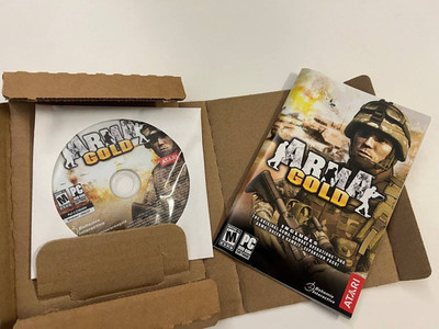ArmA: Gold (PC, 2008)   Case and manual. Everything pictured