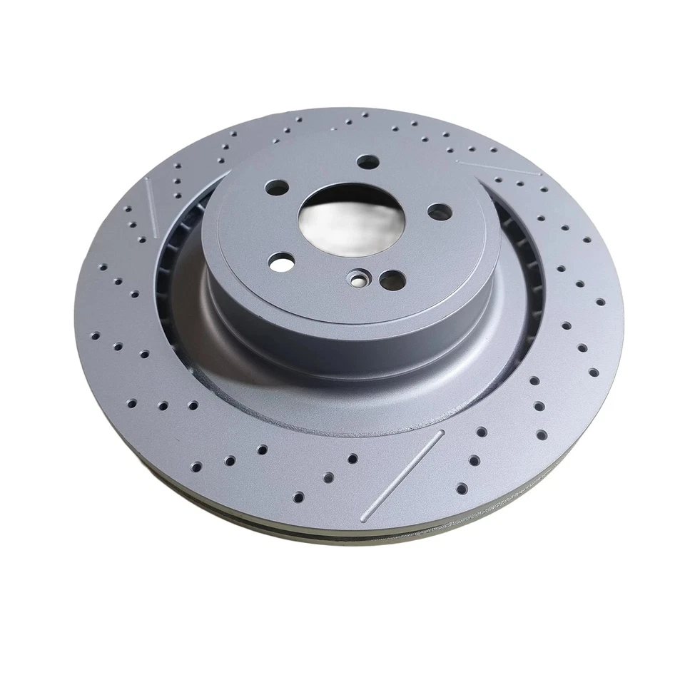 Se adapta a rotores de freno traseros Mercedes Benz E63 Amgs C63 Cls63 Amg Stock en EE. UU. ¡Ventas calientes! Foto 4 de 4