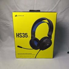 Corsair HS35 v2 Multiplatform Gaming Headset - Blue - Brand New