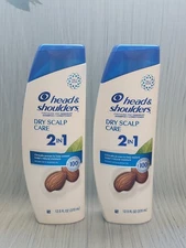 (Lot of 2) Head & Shoulders Dry Scalp Care 2-In-1 Shampoo & Conditioner, 12.5oz 