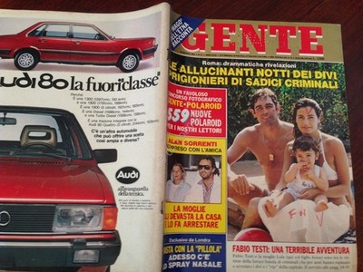 Gente Magazin Magazin 27. Mai 1983 Nr. 21 Fabio Texte Alan Sorrenti P. Duffy