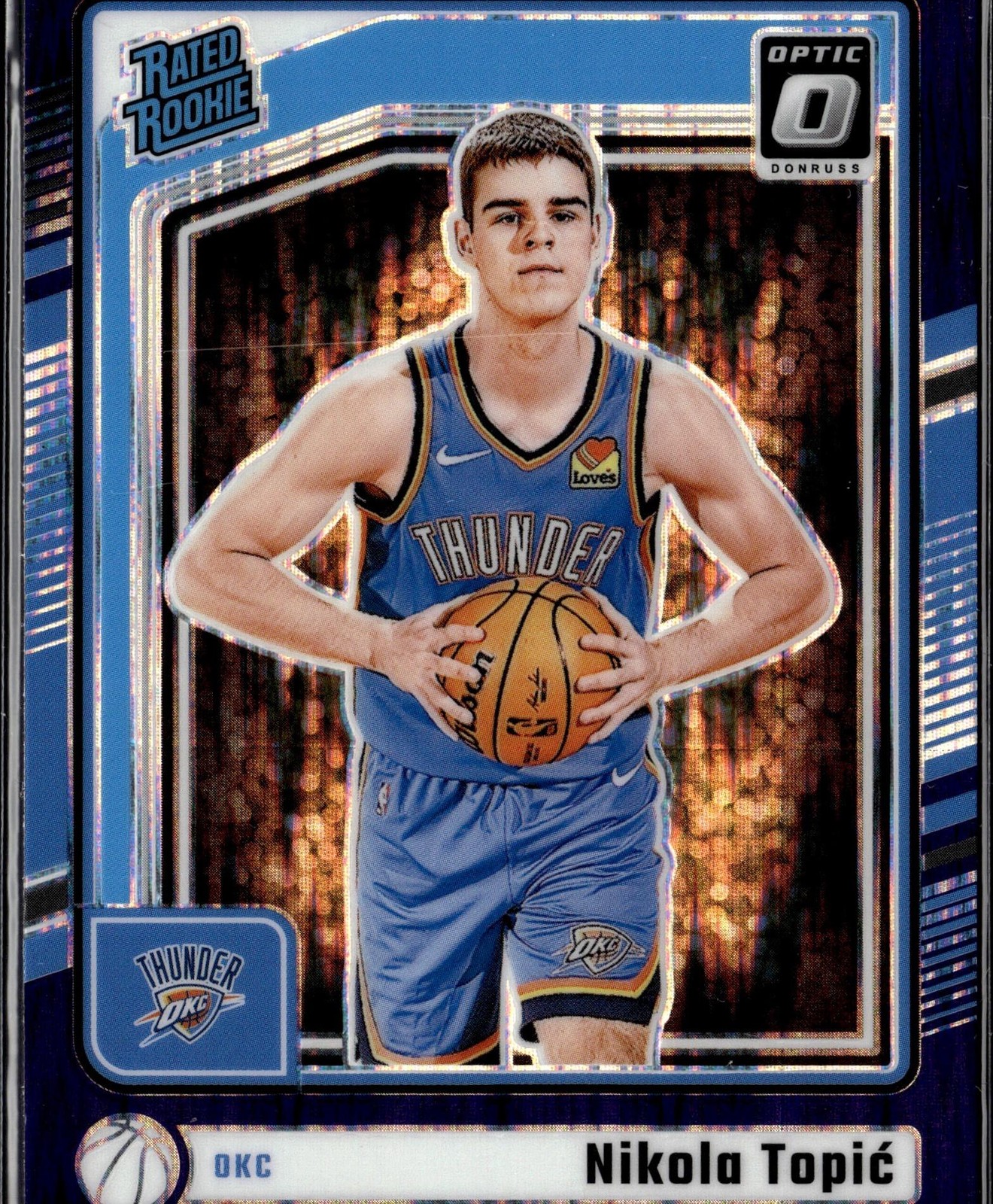 2024-25 Donruss Optic #278 Nikola Topic Purple