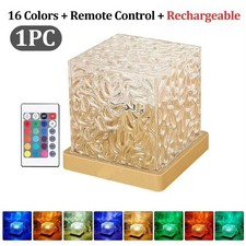 16 Colors LED Night Light Ocean Wave Projector Lamp with Remote Rechargeable