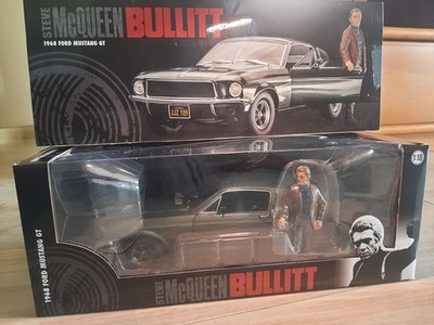 Greenlight Bullitt 1968 Ford Mustang GT 1:18 Diecast Car + Steve