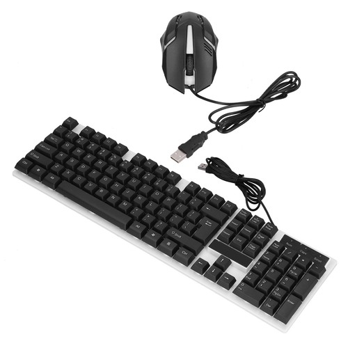 USB-Tastatur-Maus Langlebig ABS Komfortabel Ergonomisch Computer-Zubeh KUI - Bild 9 von 22