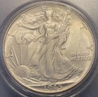 1945 Walking Liberty Half Dollar BU/AU NICE SKIRTLINES Grandpa’s Coin Collection