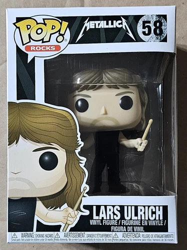 Lot of (6) Lars Ulrich Funko Pop Rocks Retired #58 Metallica New Full Case