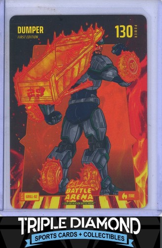 2026 Bo Jackson Battle Arena #GRILL-82 Dumper Grilln' Battle Foil Fire T530